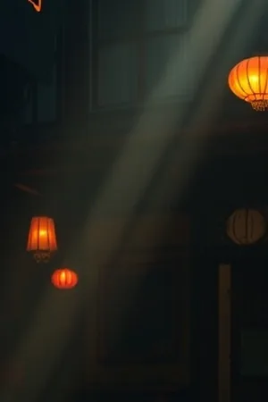 《雪落无声处》竖版封面，雪原上的观测站与一盏孤灯